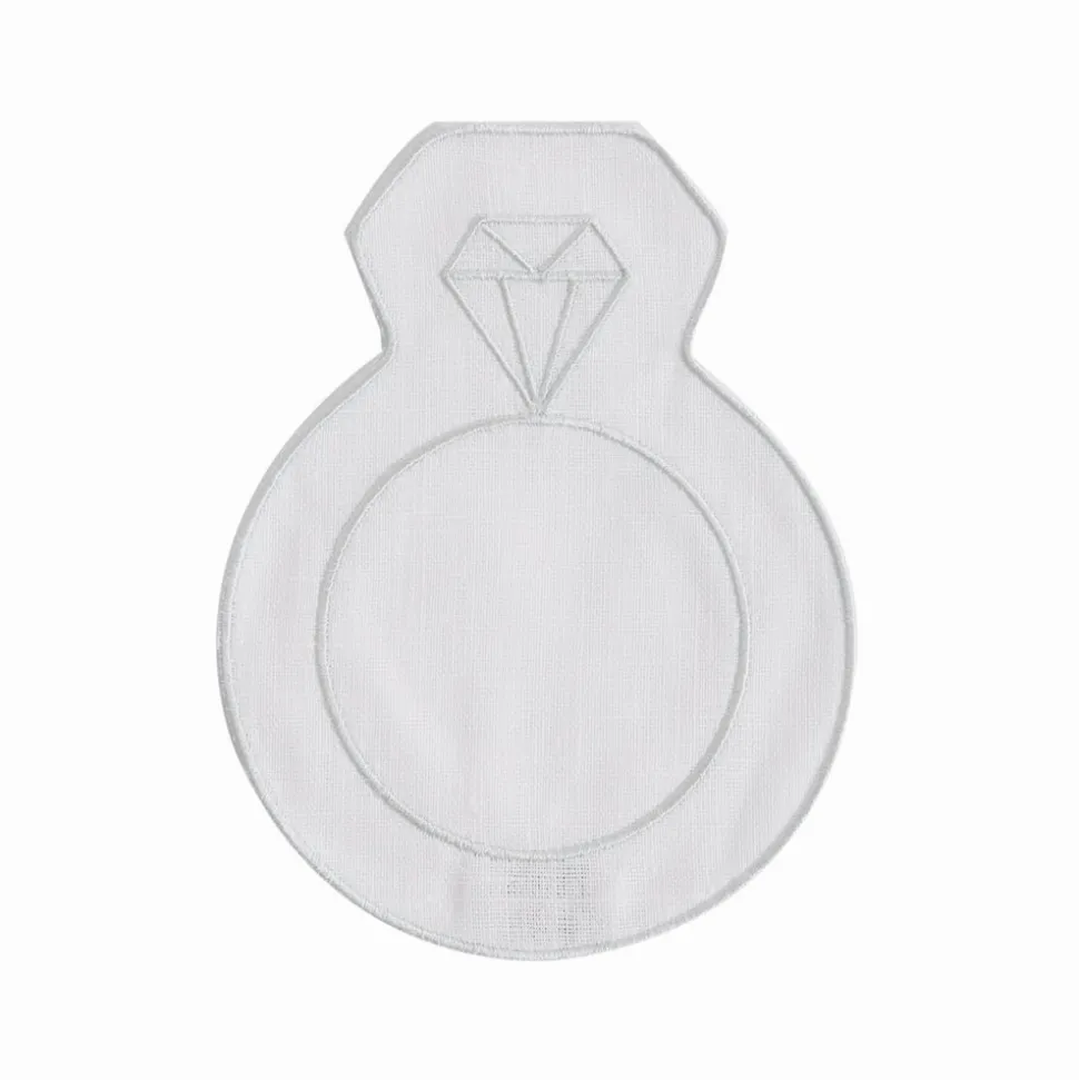 Engagement Cocktail Napkins, Set of 4