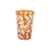 Engraved Oak Leaf Water Tumbler in Walnut