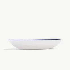 Entre Bowls in Navy Rim