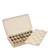 Enzo Travel Chess Set in Fawn