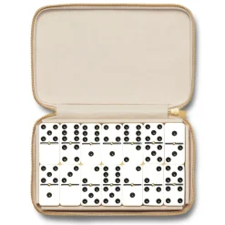 Enzo Travel Domino Set in Fawn