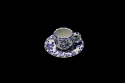 Espresso Cup with Saucer in Azul Classico
