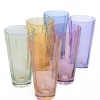 Estelle Colored Sunday High Balls, Set of 6 in Pastel Mixed Set