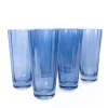 Estelle Colored Sunday High Balls, Set of 6 in Cobalt Blue