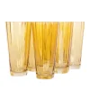 Estelle Colored Sunday High Balls, Set of 6 in Yellow
