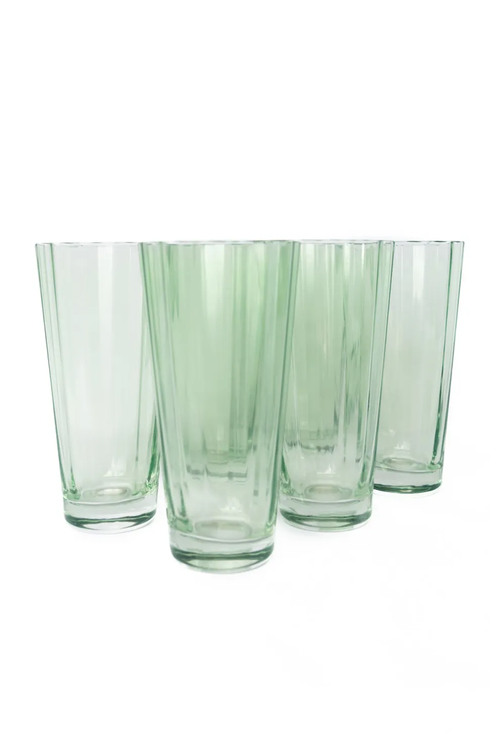 Estelle Colored Sunday High Balls, Set of 6 in Mint Green