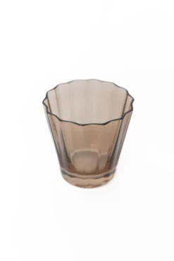 Estelle Colored Sunday Low Balls, Set of 6 in Amber Smoke