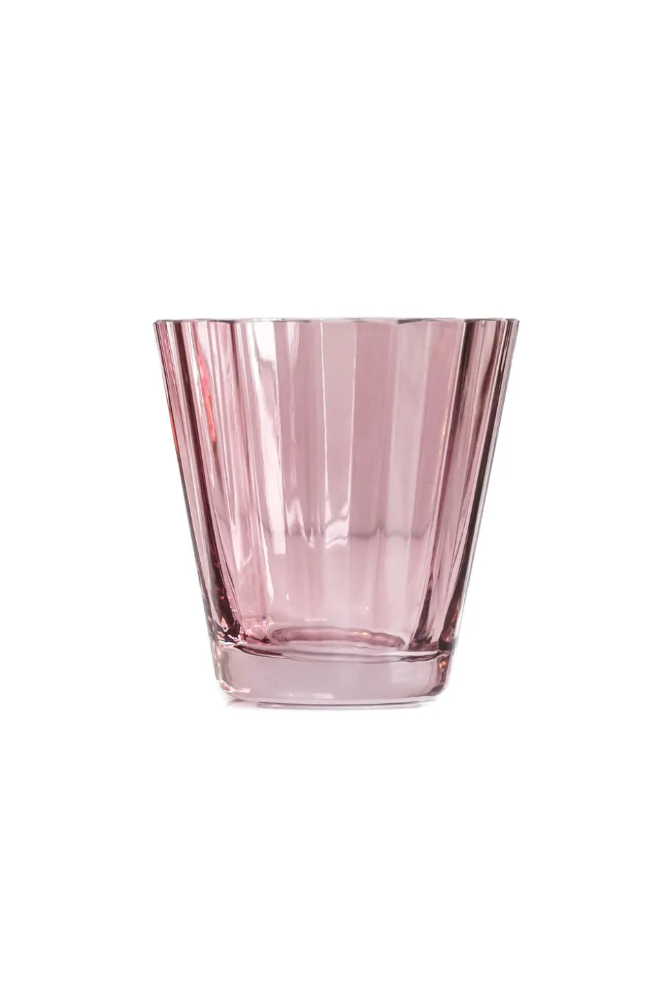 Estelle Colored Sunday Low Balls, Set of 6 in Rose
