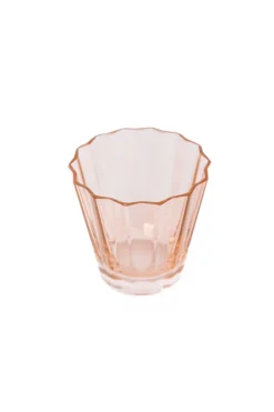 Estelle Colored Sunday Low Balls, Set of 2 in Blush Pink