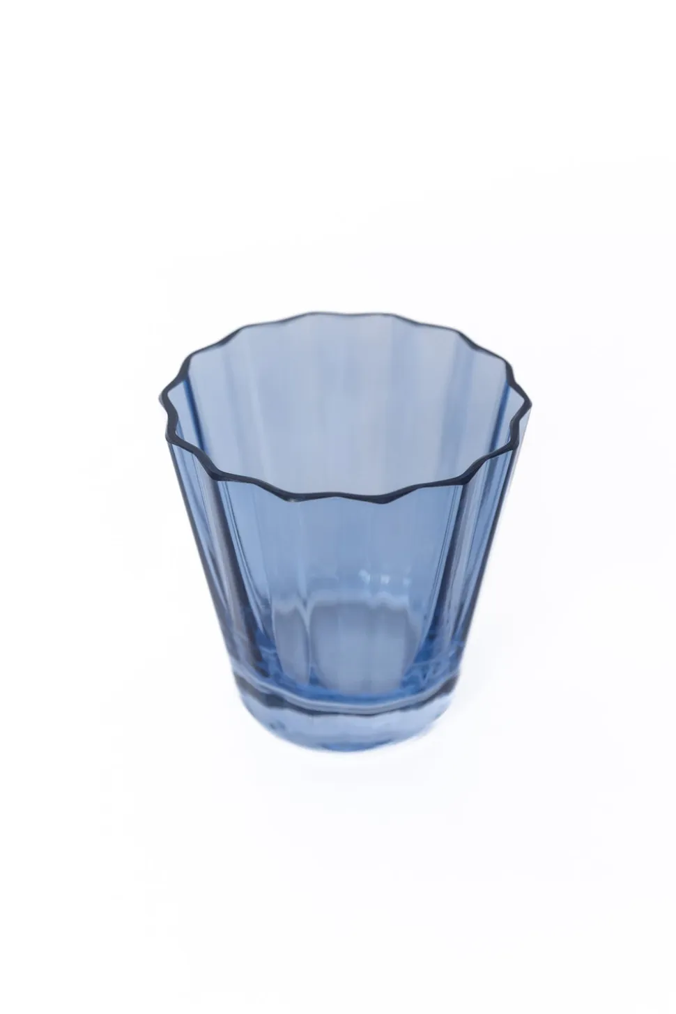 Estelle Colored Sunday Low Balls, Set of 6 in Cobalt Blue