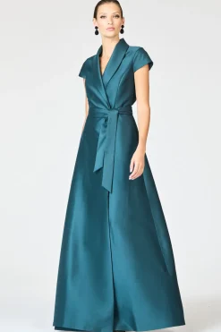 Etienne Gown in Forest Green