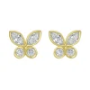 Eurema Butterfly Diamond Studs