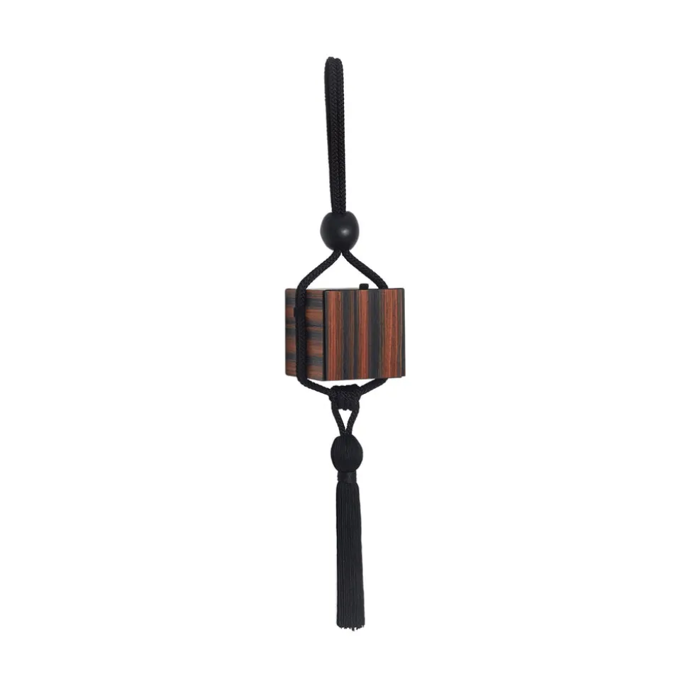 Eva Box in Brown Stripe Wood
