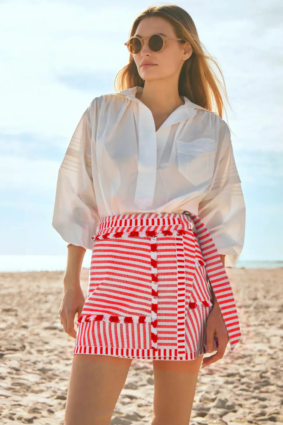 Evangeline Shirt in White