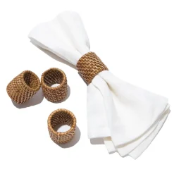 Everyday Natural Napkin Ring, Set of 4