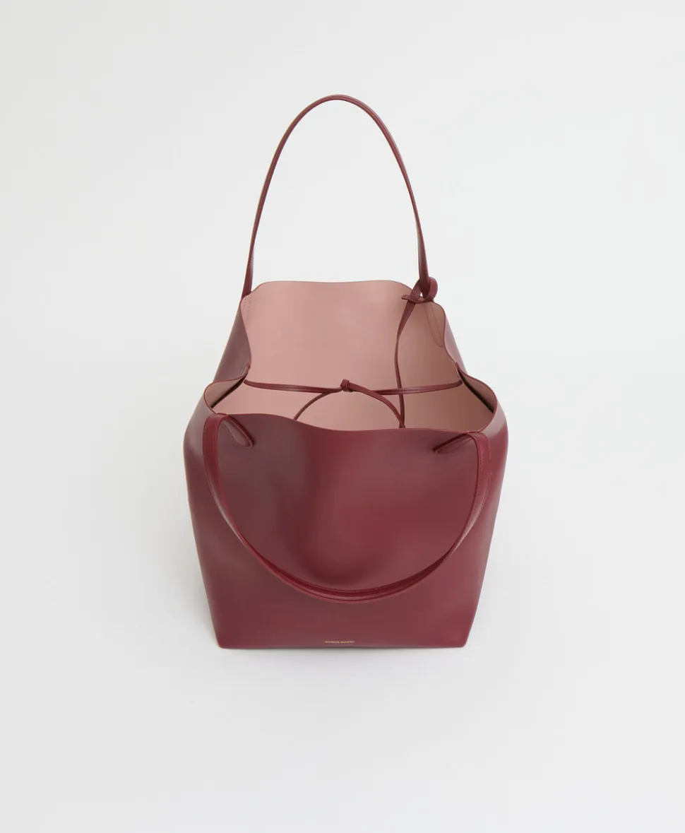 Everyday Soft Tote in Oxblood & Rosewood