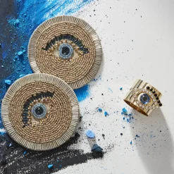 Evil Eye Napkin Rings, Set of Two