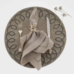 Evil Eye Napkin Rings, Set of Two