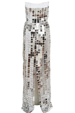 Evora Strapless Mirror Gown