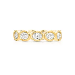 EW Bezel Oval Eternity Band