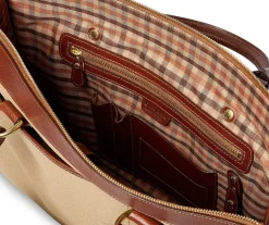 Examiner No. 5 in Khaki Twill - Vintage Chestnut