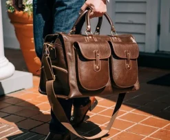 Express No. 2 Duffel Bag in Vintage Leather
