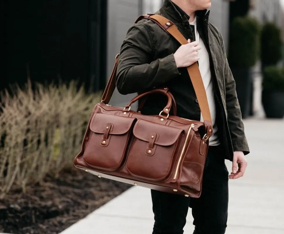 Express No. 2 Duffel Bag in Vintage Leather