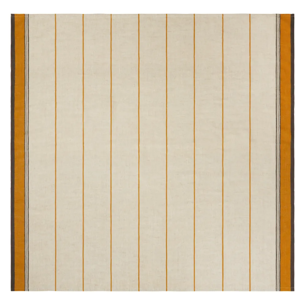 Eze 60x90 Tablecloth in Ivory & Mustard