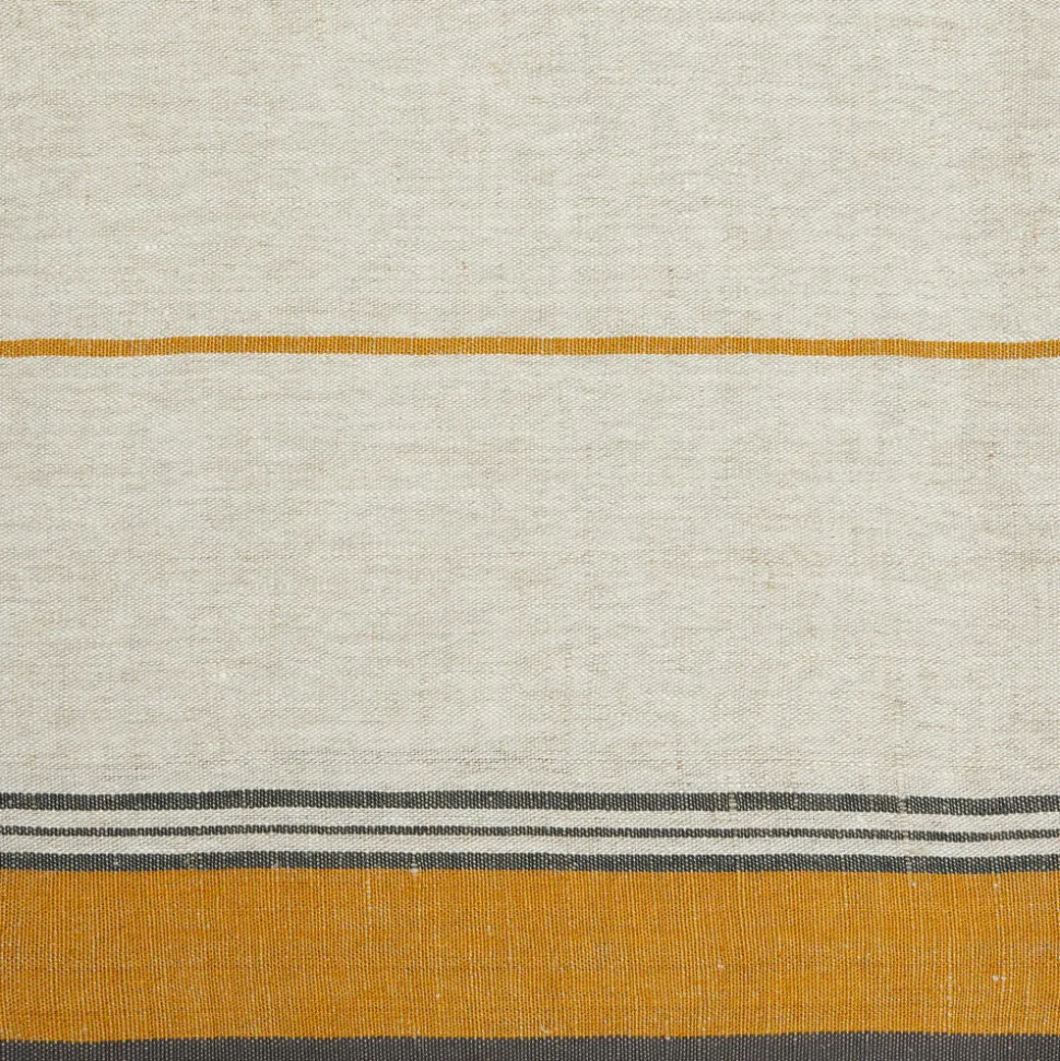 Eze 60x90 Tablecloth in Ivory & Mustard