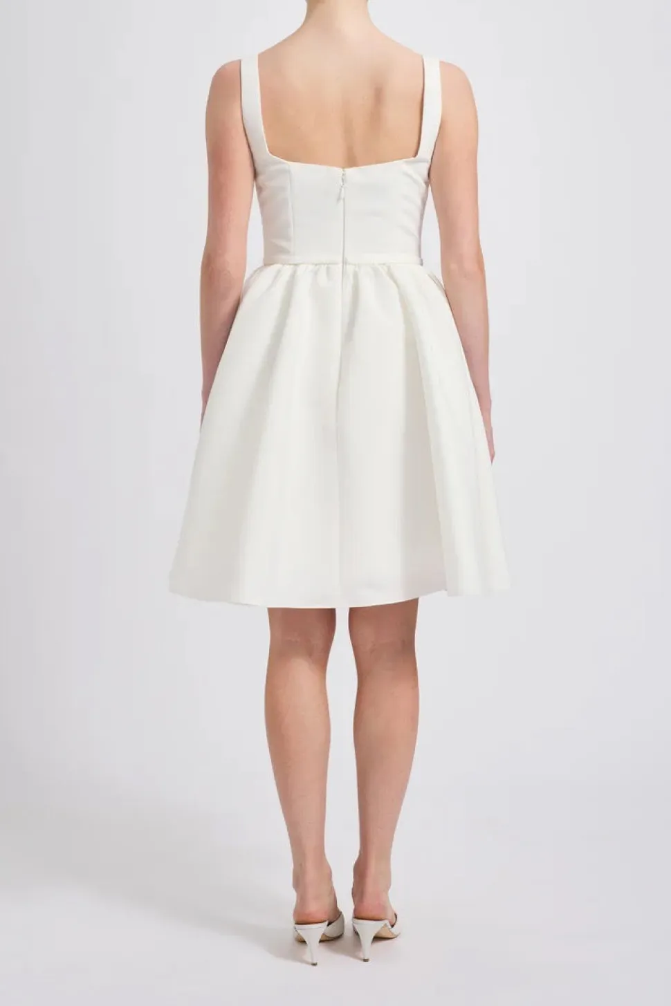 Faille Side Gather Dress