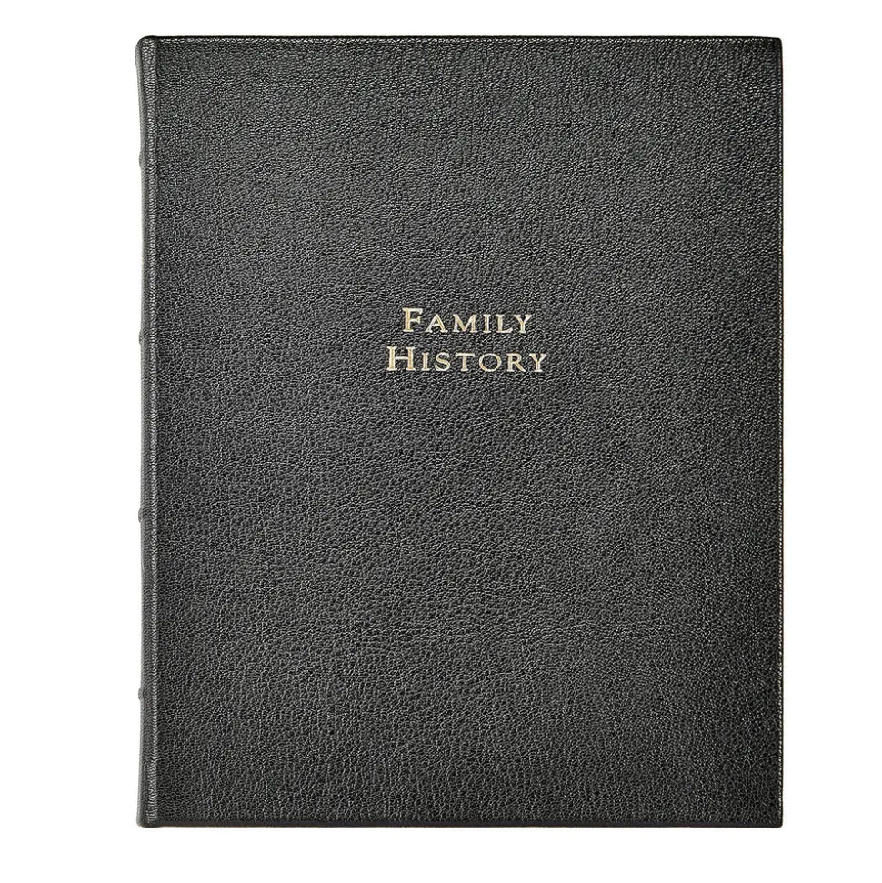 Family History Book in Black