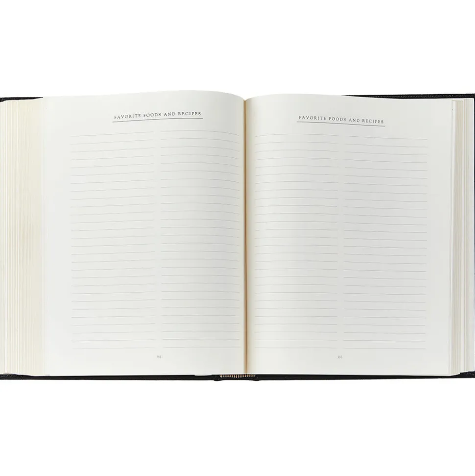 Family History Book in Black