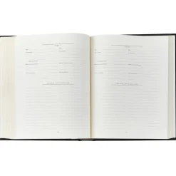 Family History Book in Black