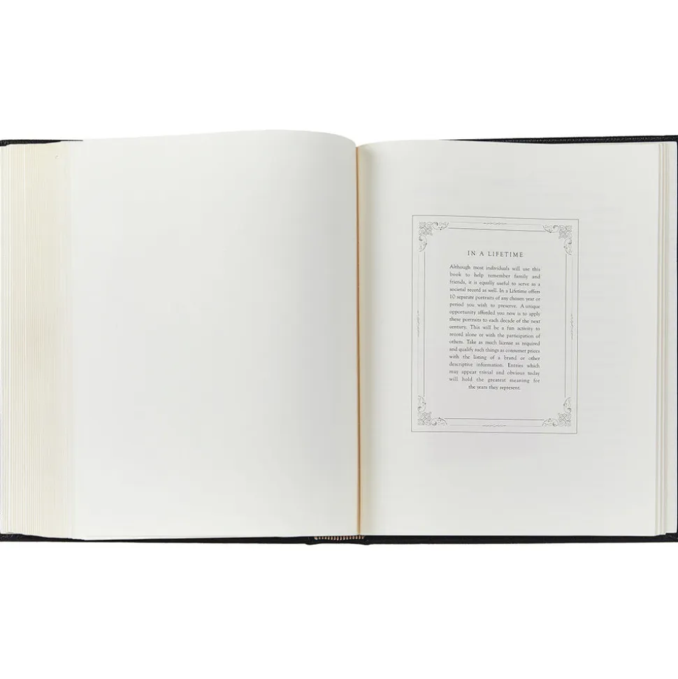 Family History Book in Black