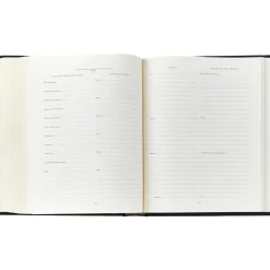 Family History Book in Black