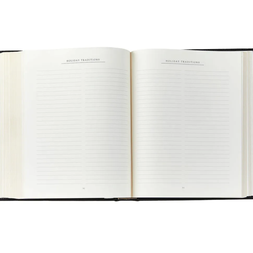 Family History Book in Black