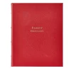 Family History Book in Red