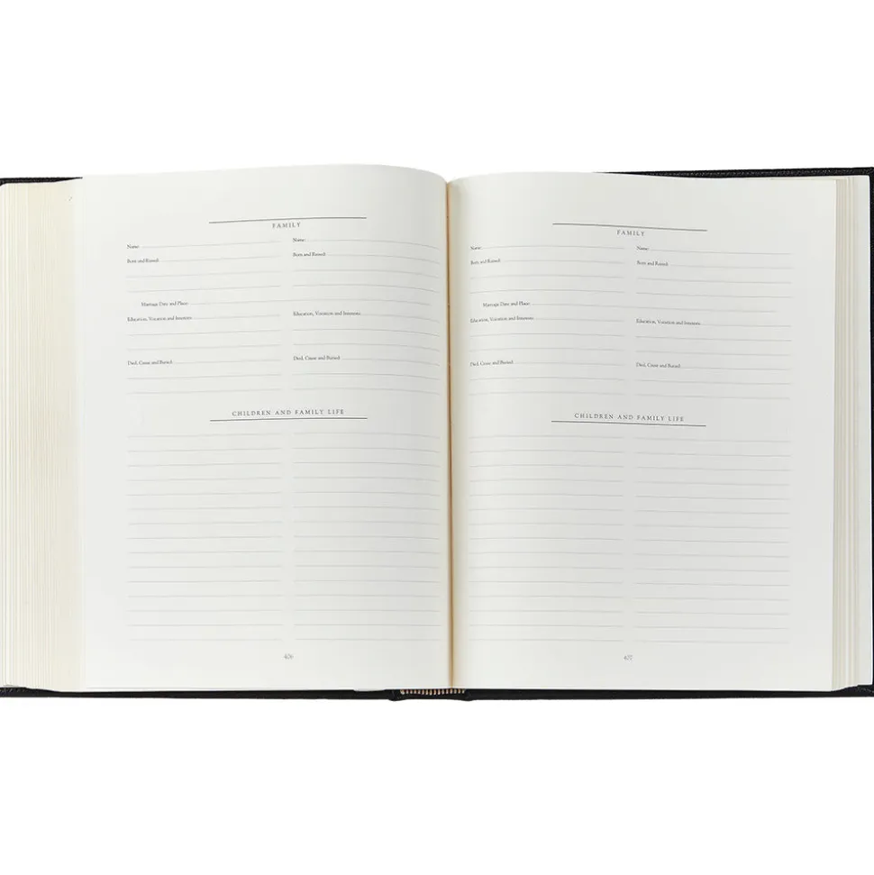 Family History Book in Red
