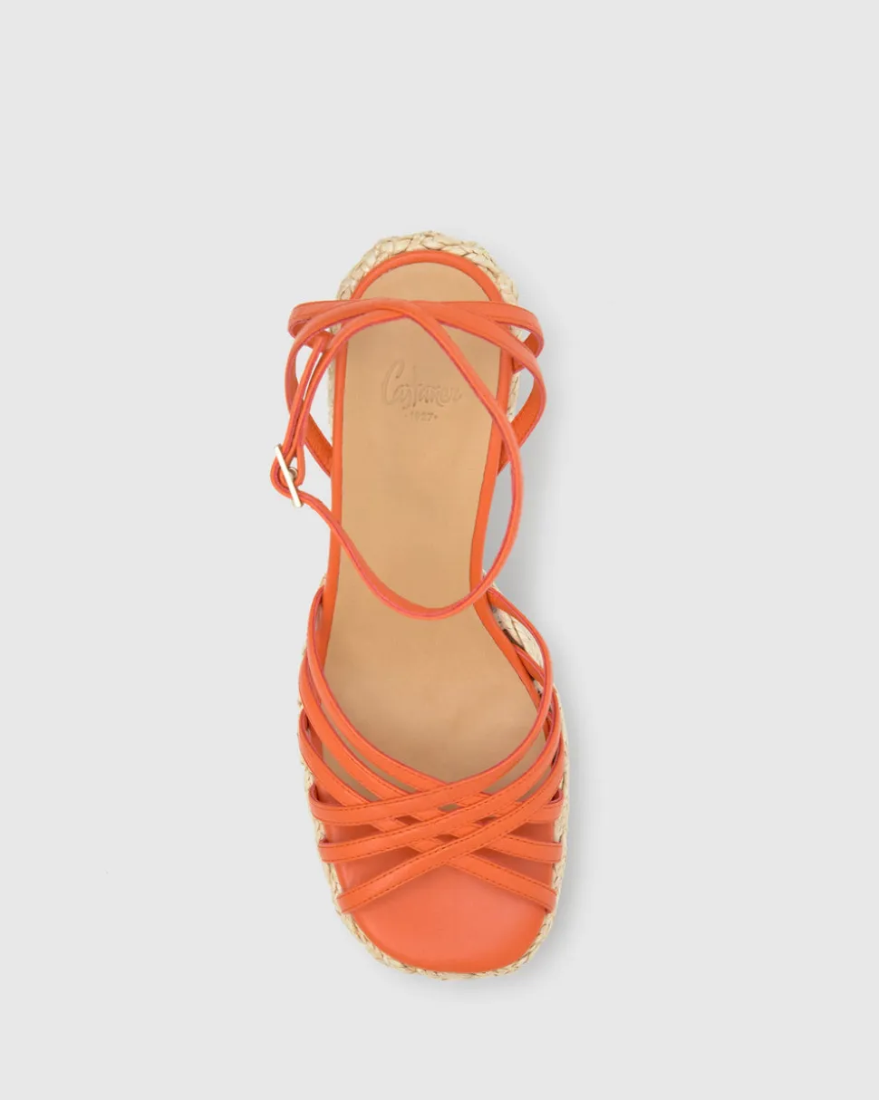 Farah in Orange Leather