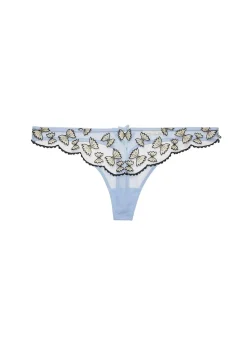 Farfalle Embroidery Thong