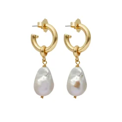 Favorite Pearl Hoops