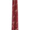 Festive Snowy Branches Taper Candles, Set of 2