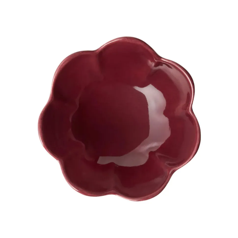 Fiore Bowl in Burgundy