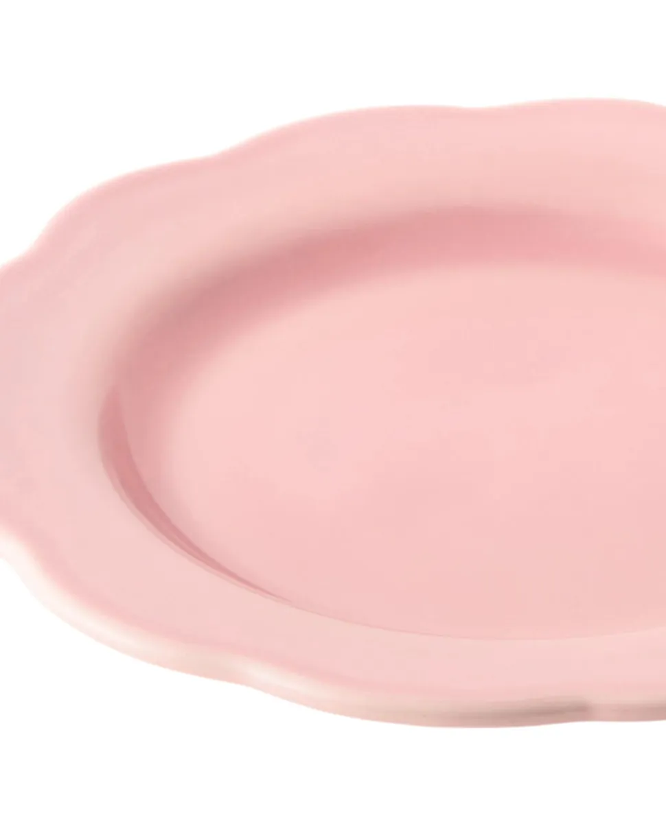 Fiore Dessert Plate in Pink