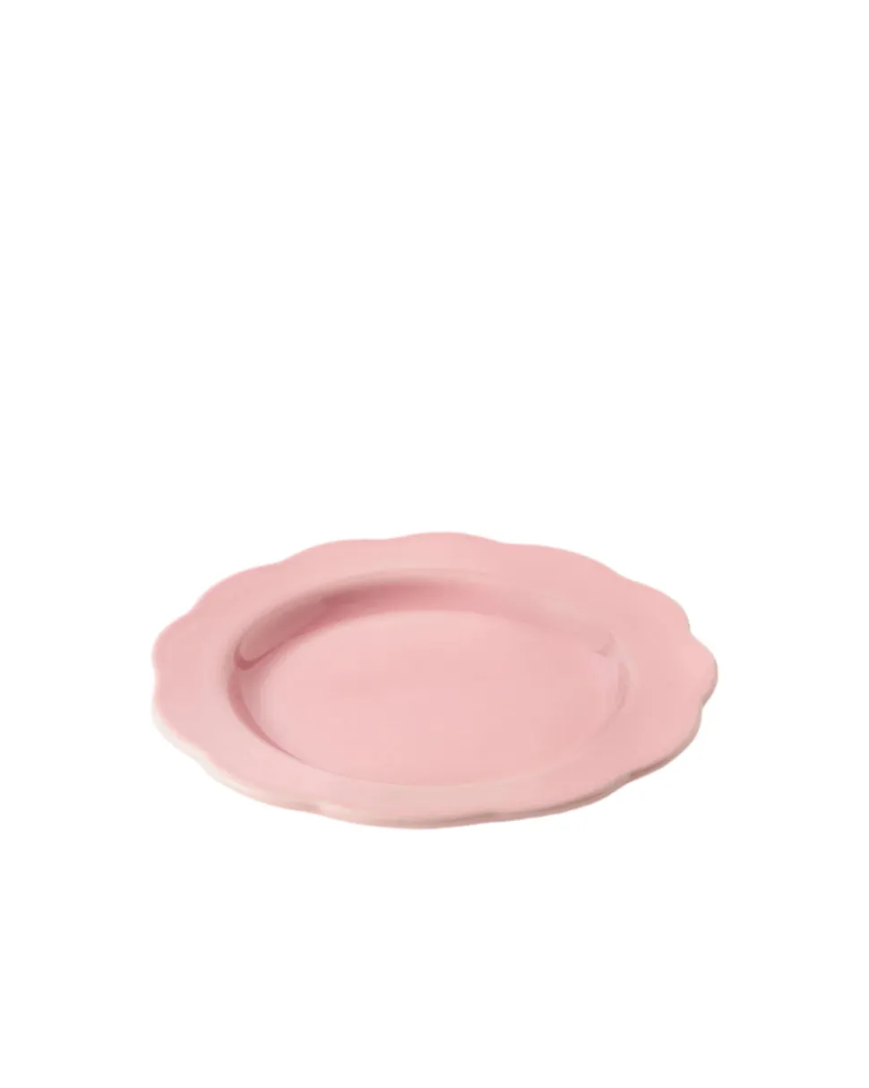 Fiore Dessert Plate in Pink