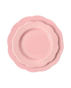 Fiore Dessert Plate in Pink