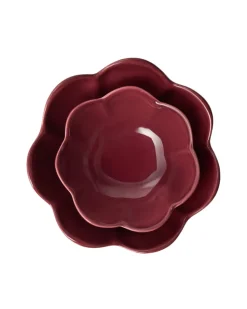 Fiore Ice Cream Bowl in Burgundy