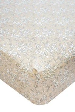 Fitted Sheet Made With Liberty Fabric in Capel Taupe