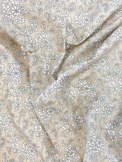 Fitted Sheet Made With Liberty Fabric in Capel Taupe
