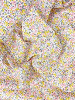 Fitted Sheet Made With Liberty Fabric in Wiltshire Bud Pink
